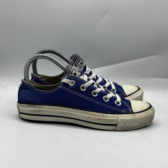 Converse Unisex CT All Star Ox 130127F Blue Casual Shoes Sneakers Size M 4 W 6 - Picture 1 of 13